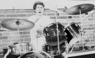 Pat in High School on the Drums